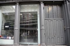 27 422 W Broadway Has Its Original Street Address On The Cast-iron Columns - It Used To Be 130 South Fifth Avenue In SoHo New York City